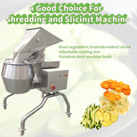 Machines de découpe et de tranchage industrielles pour légumes : choux-fleurs, plantains, pommes de terre, curcuma, oignons, manioc, carottes, aubergines en julienne