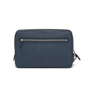 Stylish Genuine Leather Men's <strong>Clutch</strong> <strong>Bag</strong> <strong>Wrist</strong> <strong>Strap</strong> Embossed Logo Waterproof Portable Fashion Summer Daily Business <strong>Clutch</strong> <strong>Bag</strong> - Product Image 3