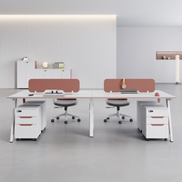 Ensemble de chaise de bureau et bureau informatique en bois BGZ-233X avec fonction de rangement, montage facile