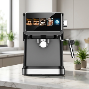 Home Barista Semi‑Automatic Espresso <b>Coffee</b> <b>Machine</b> Durable Housing For Home Kitchen Use - Product Image 1