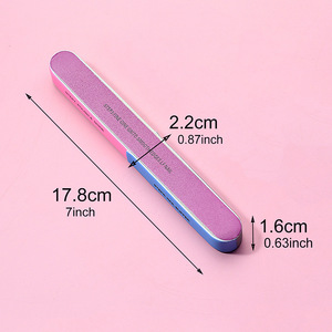 Herramienta <span class=keywords><strong>de</strong></span> manicura SunelPort, esponja <span class=keywords><strong>de</strong></span> una sola cara, lima <span class=keywords><strong>de</strong></span> bordes tipo pan, tira <span class=keywords><strong>de</strong></span> pulido, arena fina, diseño recto <span class=keywords><strong>de</strong></span> una pieza, modelo SP-119 - Product Image 4