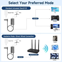 Adaptateur Ethernet Starlink Gen 2 pour antenne rectangulaire V2, concentrateur de conversion Internet RJ45, conducteur en cuivre