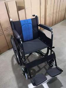 Silla <span class=keywords><strong>de</strong></span> <span class=keywords><strong>Ruedas</strong></span> Manual <span class=keywords><strong>de</strong></span> <span class=keywords><strong>Alquiler</strong></span>, Fácil <span class=keywords><strong>de</strong></span> Limpiar, con Marco <span class=keywords><strong>de</strong></span> Acero con Recubrimiento en Polvo <span class=keywords><strong>para</strong></span> Uso Frecuente - Product Image 2