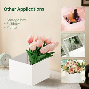 Espositori in Acrilico a 5 Lati con Fondo Cavo <span class=keywords><strong>per</strong></span> Matrimoni, Cupcake, Caramelle, Cibo, Feste, Brunch, Buffet - Product Image 6