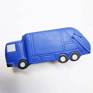 Imprint Logo <b>Garbage</b> Ball <b>Truck</b> Stress Relief Squeeze <b>Toys</b> for Business Promotion - Product Image 2