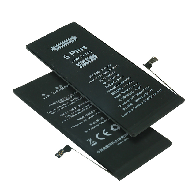 High Capacity Rechargeable Li-ion Phone Battery Custom 2915mAh 3.82V CE Cell Phone Baterias for iPhone 6/Plus 6/6P Etc.Batteries