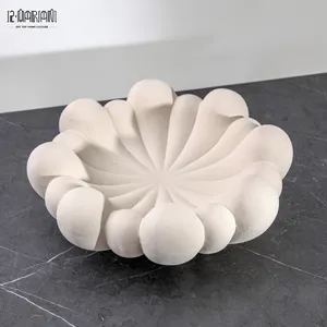 Custom Handmade Irregular Trays Luxury Ceramic Dinner Fruit Plates Set
