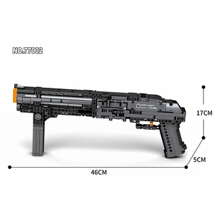 Pistolas de juguete de plástico en miniatura, modelo de Rifle, Kit de construcción, juguete educativo Unisex, Rifle de asalto Ww2, bloques de construcción de ladrillos de plástico - Product Image 2
