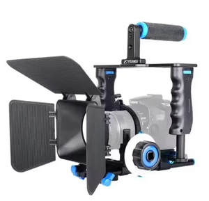 C200 Kit de cage <span class=keywords><strong>pour</strong></span> caméra vidéo DSLR portable Boîte de pare-soleil <span class=keywords><strong>pour</strong></span> équipement de tournage professionnel - Product Image 1