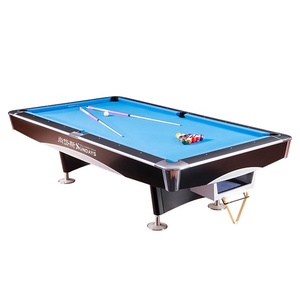 Mesa de <span class=keywords><strong>billar</strong></span> y snooker de madera de 9 pies Super Power con juego completo de bolas y diseño de 3 <span class=keywords><strong>bandas</strong></span> para entusiastas del <span class=keywords><strong>billar</strong></span> - Product Image 3