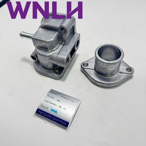 อะไหล่เครื่องยนต์เครื่องจักรก่อสร้าง WNLH ชิ้นส่วนที่นั่งเทอร์โมสตัท ช่องจ่ายน้ำ 32A46-10010 สำหรับรถยก รถขุด มิตซูบิชิ S4S - Product Image 1