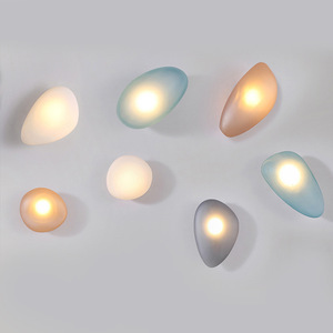 Nordic Designer Wall <b>Lamp</b> for Modern Home Decor Iron Pebble Bedside <b>Lamp</b> for Bedroom and <b>Study</b>/Living Room - Product Image 2