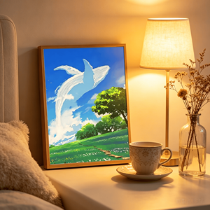Customizable 3D Creative LED Frame Picture Table Lamp Decorative Night Light for Living Room Unique Wall Decoration - Product Image 4