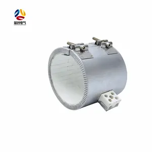 High Temperature 220V 1000W 188*60mm Ceramic Band Heaters with 6mm High Temperature Plug