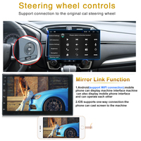 Autoradio universel TS10 7708 Android 7 pouces Octa Core DSP IPS 4G 32G avec Carplay 2.5D, GPS, BT, 4G SIM et Wifi