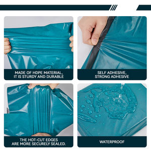 Bolsas de correo verdes RUIQI, bolsas exprés resistentes a desgarros, bolsas de logística impermeables, bolsas de embalaje de productos, bolsas de envío discretas - Product Image 3