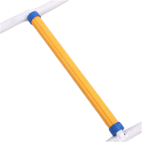 Échelle à corde pliable 10M antidérapante en polyester/nylon, portable, pour évacuation en cas d'incendie, capacité 20kg, mécanisme d'équilibrage à ressort, toutes saisons
