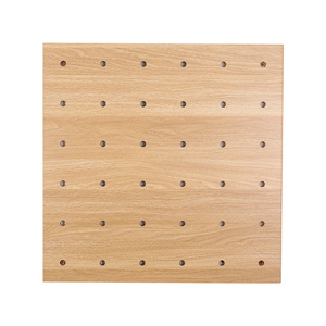 Pine Wood Engraved Wall-Mounted Customizable Pegboard