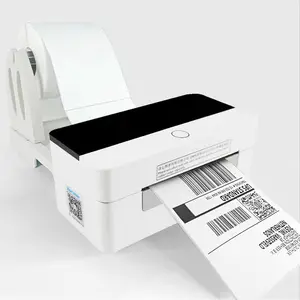 Pasokan pabrik Printer Label pengiriman termal 4x6 inci Printer kode batang hitam dan putih Printer termal USB dan BT