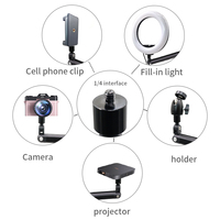 Support de projecteur portable Boxiang 18Y à fixation sur bureau, en aluminium, avec filetage 1/4 pour mini-projecteur, approvisionnement en gros OEM