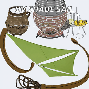 Toldo de Sombra para Exteriores Eight Horses BPM-202, Color Beige Arena, 180 GSM, HDPE, Rectangular, para Agricultura, Protección UV - Product Image 3