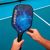 Pack de cadeaux en gros : Accessoires de raquette de pickleball, raquette de pickleball en fibre de verre avec housse et balles
