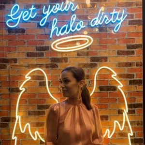 <span class=keywords><strong>Luz</strong></span> led de neón con diseño de alas de ángel para decoración de fiestas, cartel de neón con diseño de alas grandes, bonito, envío directo, mate - Product Image 6