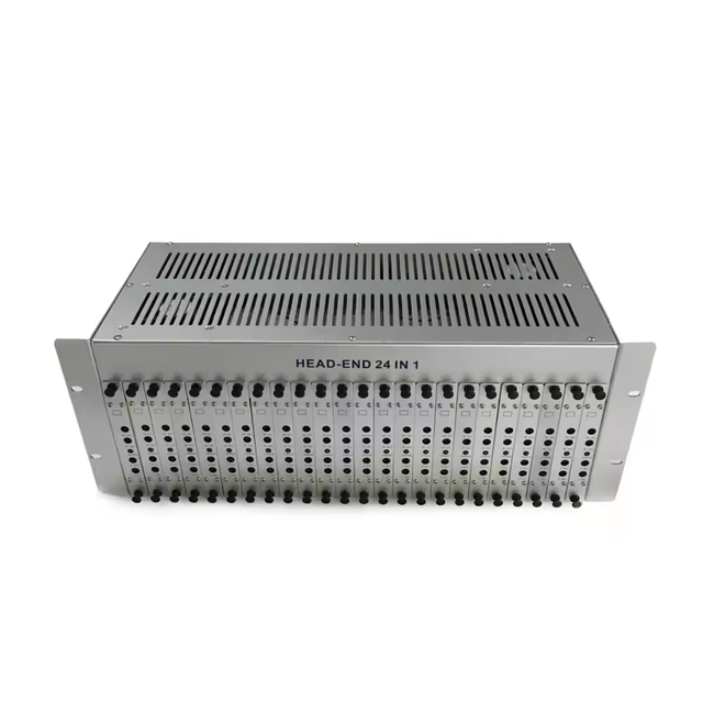 CATV Analog RF Modulator 24 HD Channels Input Head-end 24 in 1 Rf Av Analog Modulator 24 Fixed Channel Analog Agile Modulator
