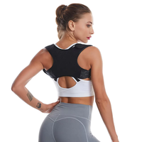 Prix Exceptionnel : Ceinture Correctrice de Posture Magnétique Ajustable en Spandex et Nylon, Soutien Dorsal Flexible et Redresseur Corporel