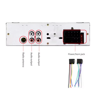 Lecteur MP3 de voiture 2 USB 1DIN Autoradio pour FM AUX SD MMC WMA Amplificateur stéréo Lecteur MP4 Charge rapide 2.1A
