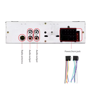 Lecteur <span class=keywords><strong>MP3</strong></span> de voiture 2 <span class=keywords><strong>USB</strong></span> 1DIN Autoradio pour FM AUX <span class=keywords><strong>SD</strong></span> <span class=keywords><strong>MMC</strong></span> WMA Amplificateur stéréo Lecteur MP4 Charge rapide 2.1A - Product Image 5
