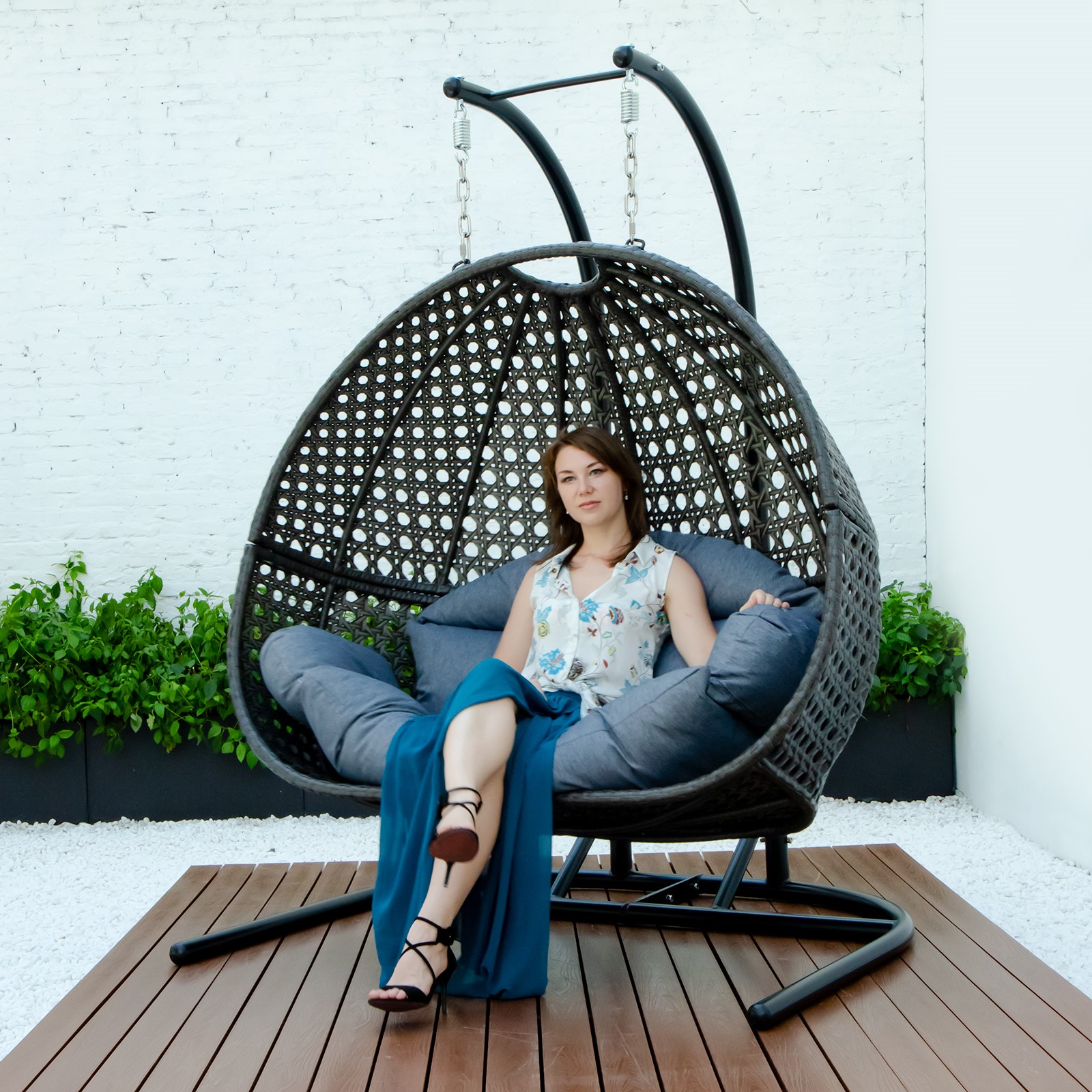 Top Sale Luxury Hanging Egg Swing Chair Luxury Patio Garden Swings Chair Hammock For Indoor Outdoor