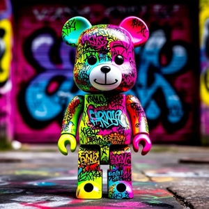 Statua in Resina Personalizzata Bearbrick da 70 cm, Giocattolo Action Figure, Bambola alla Moda, Scultura in Vetroresina a Grandezza Naturale, Decorazione per Soggiorno - Product Image 2