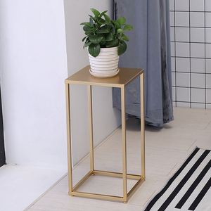 Nordic light di lusso creativo verde basamento della pianta <span class=keywords><strong>soggiorno</strong></span> decorativi in metallo vaso di fiori basamento di fiore - Product Image 3