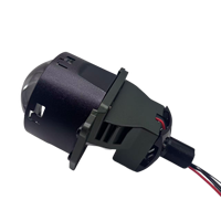 DLAND 120MM 3 pouces Lentille de projecteur courte à double coupelle lumineuse Phares de voiture LED à double lentilles convexes avec haute luminosité