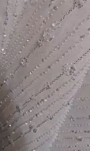 Su misura lussuoso Plus <span class=keywords><strong>Size</strong></span> abito da sposa abiti da sposa per la sposa sirena illusione collo trasparente di pizzo in rilievo - Product Image 4