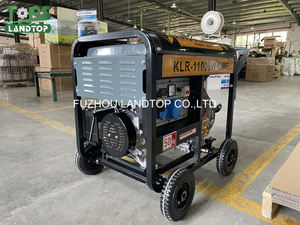 LANDTOP小型発電機工場価格ポータブルオープンまたはサイレント2kw 3kw 5kw 6kw 7kw 8kwポータブルディーゼル発電機 - Product Image 6