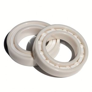 Rodamientos de Bolas de Cerámica Completa de Alta Temperatura 6000-6008 CE ZrO2 Si3N4 Blancos/Negros, Precisión ABEC-7, Tolerancia P0 - Product Image 4