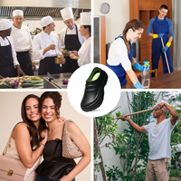 Chaussures de cuisine professionnelles pour chef, antidérapantes, imperméables, résistantes à l'huile, confortables et durables, vente en gros d'usine