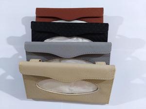Boîte de papier de soie en cuir Pu bon marché pour l'intérieur de la voiture boîte de rangement de mouchoirs de voiture en gros vente chaude - Product Image 4