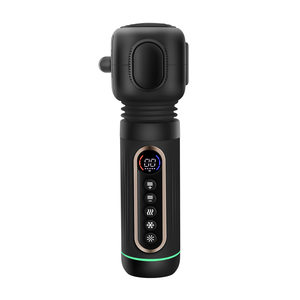 Pistola de masaje de vibración de alta intensidad eléctrica de mano personalizada, masajeador de músculos corporales de tejido profundo, inalámbrico para la cabeza, mano, pie - Product Image 2