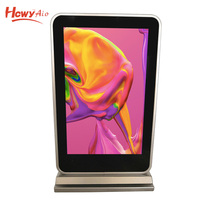 RK3128 1 + 16G table publicitaire lecteur LCD bureau 7 pouces Android tablette affichage avec Wifi BT USB Port télécommande