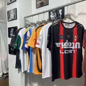 Maglia di poliestere da uomo t-shirt maglia sportiva maglia da calcio Tshirt da uomo vestiti di moda Top maglia da calcio personalizzato Tshirt per uomo - Product Image 1
