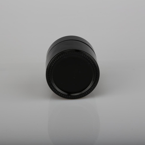 Tarros de crema facial de vidrio negro oscuro de 15g con tapas, envases cosméticos al por mayor para crema de ojos y cuidado de la piel - Product Image 2