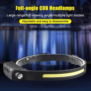 High Power Outdoor <strong>Mining</strong> Waterproof Motion Sense Cob <strong>Headlamp</strong>