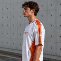 Maillot de football personnalisé futuriste réfléchissant argenté