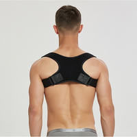 Bandeau de posture souple en néoprène de couleur personnalisée, corset de colonne vertébrale sans bretelles, correcteur de posture
