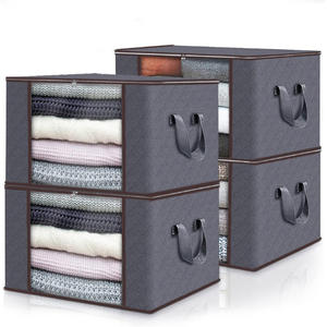 Milieuvriendelijke Opvouwbare Opbergtas Voor Kledingdeken Beddengoed Onder <span class=keywords><strong>Bed</strong></span> Organizer - Product Image 3