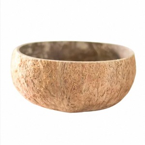 Tazón para Servir Hecho a Mano, Tallado a Mano, de Lujo, Ecológico, Duradero, de Cáscara de Coco Natural, Vajilla Sostenible - Product Image 3