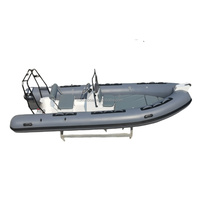 Vente directe usine – Bateau pneumatique rigide 6 places noir 470 – Yacht populaire avec matériau Hypalon en fibre de verre pour navigation en lac et activités nautiques en extérieur